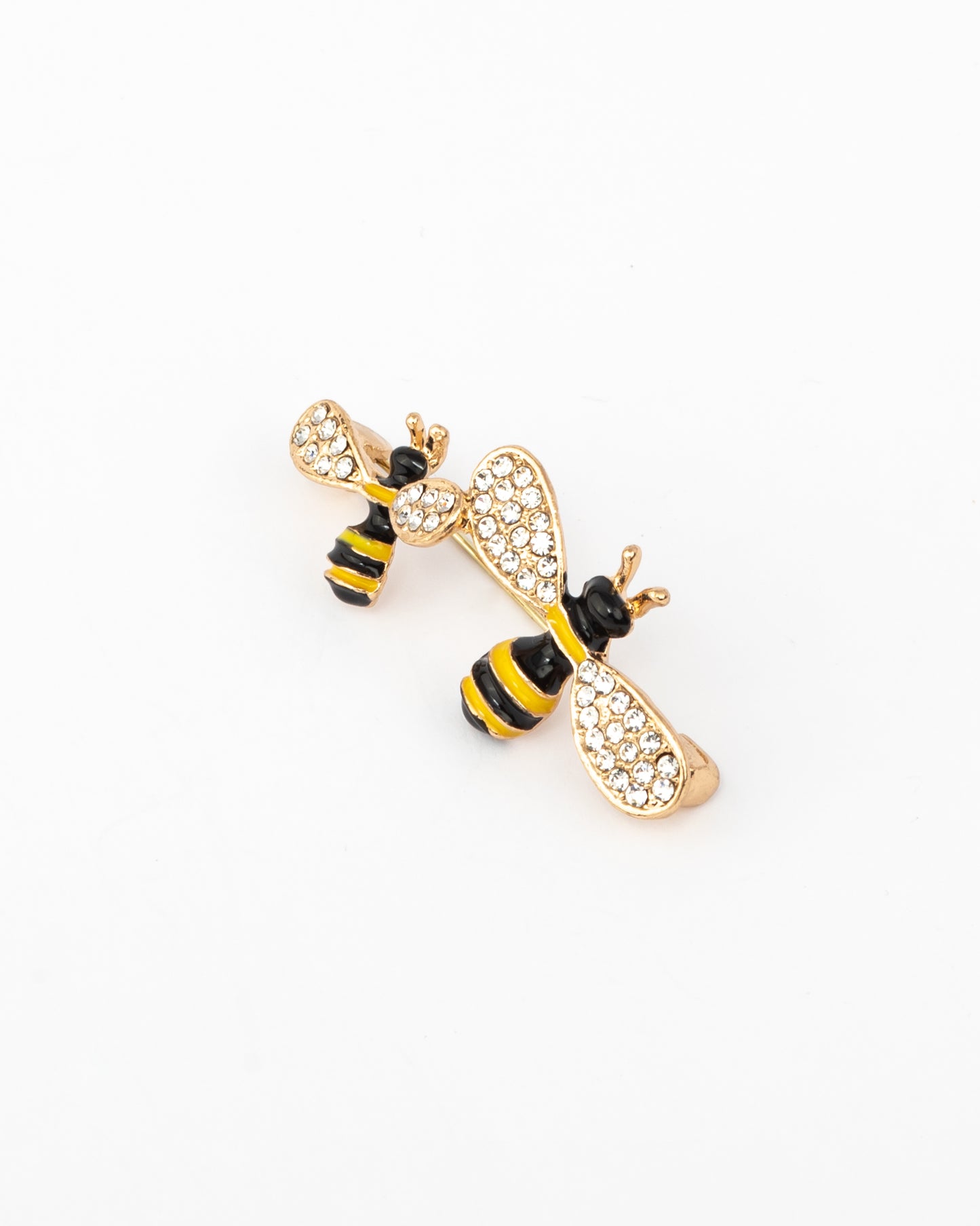 Sir bumble bling brooch