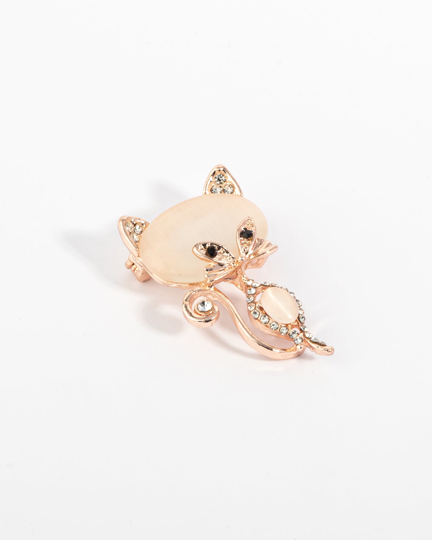 Kitty charm brooch