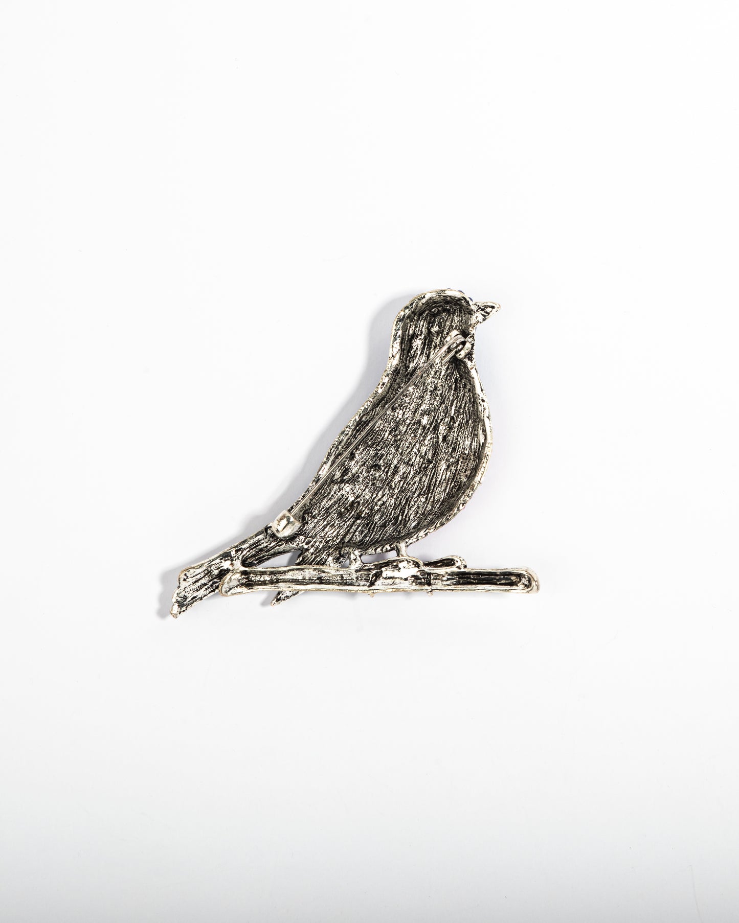The Gemstone Sparrow brooch