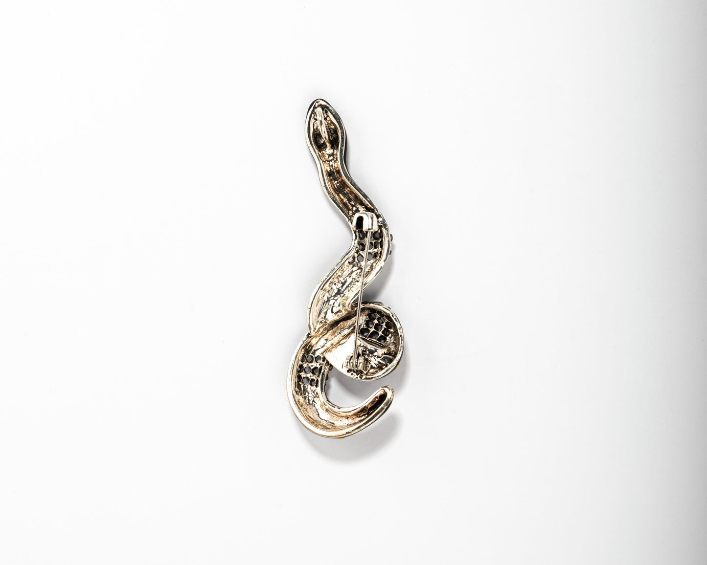 The serpent slither brooch