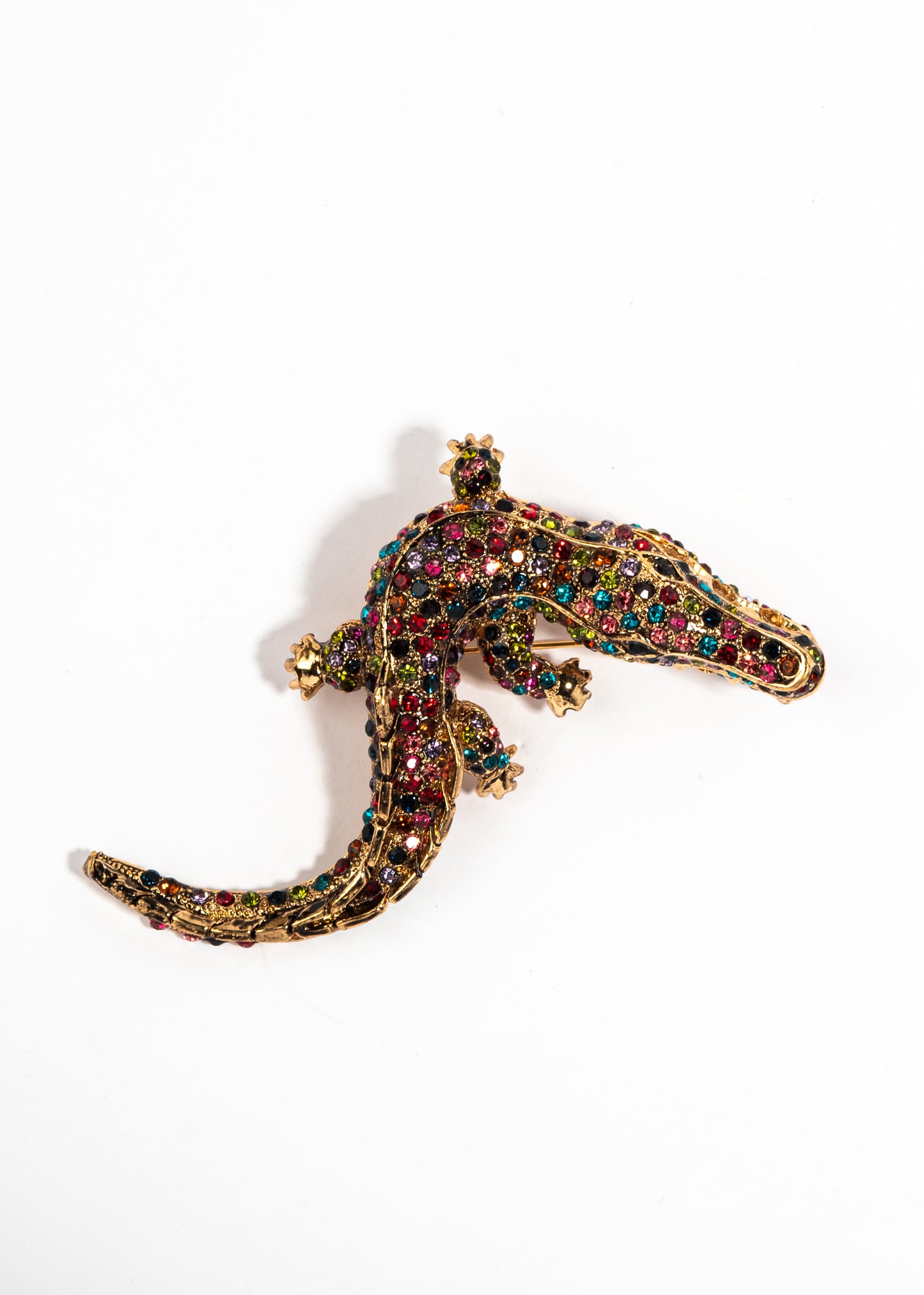 The Gemstone Gargoyle brooch