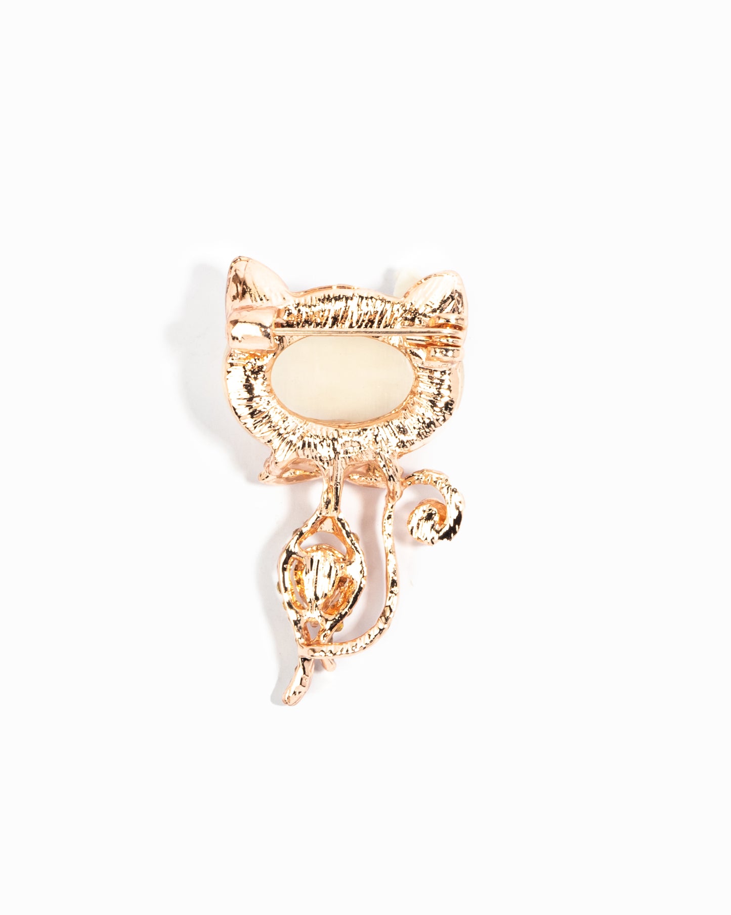Kitty charm brooch