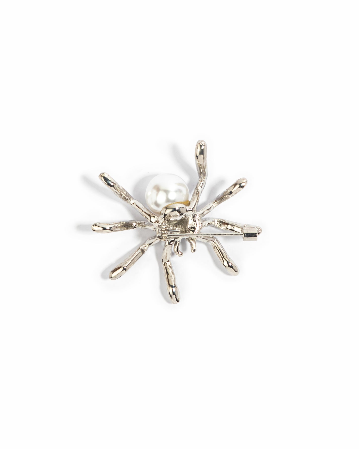 Pearly the spider brooch