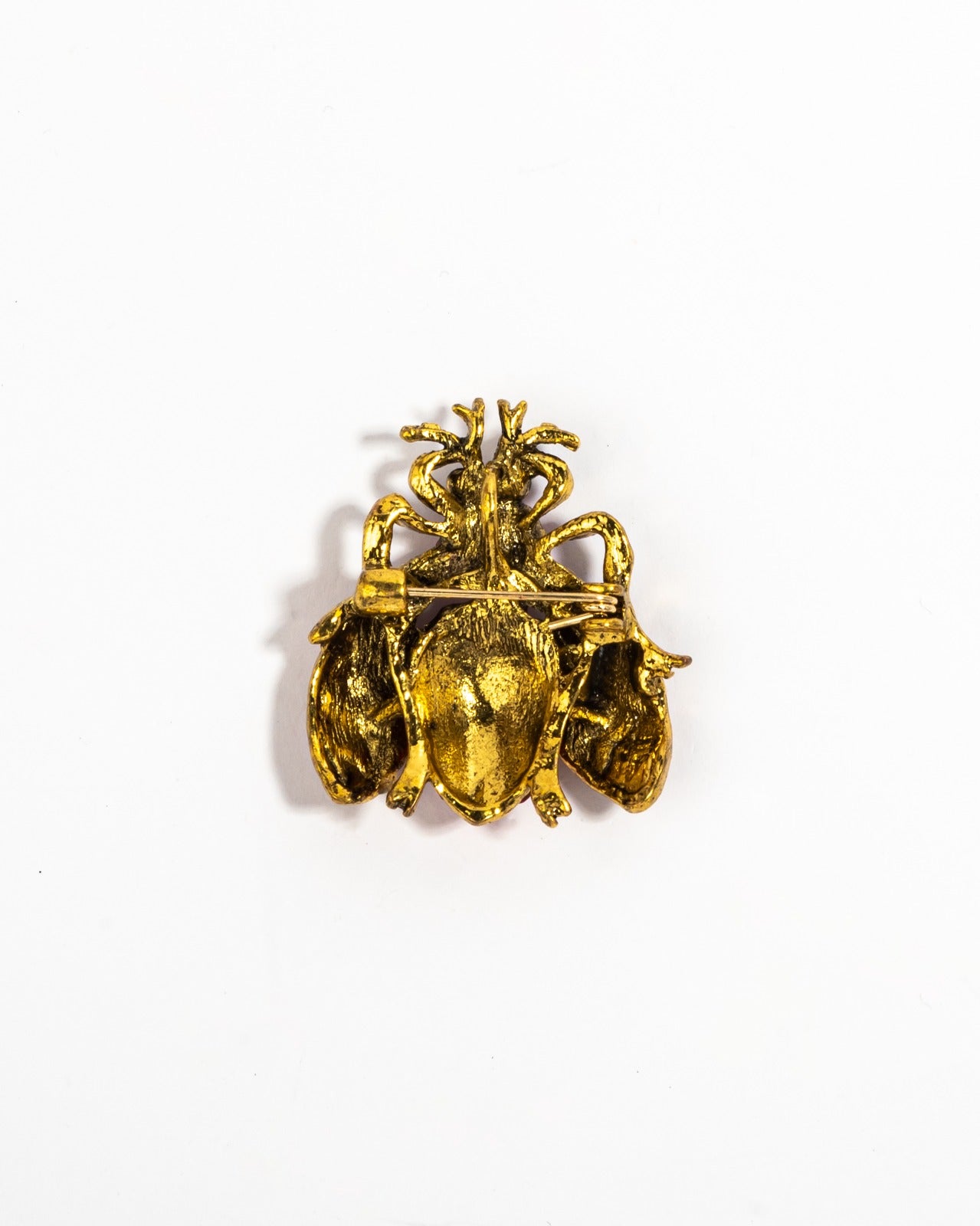 The Scarlet scarab brooch
