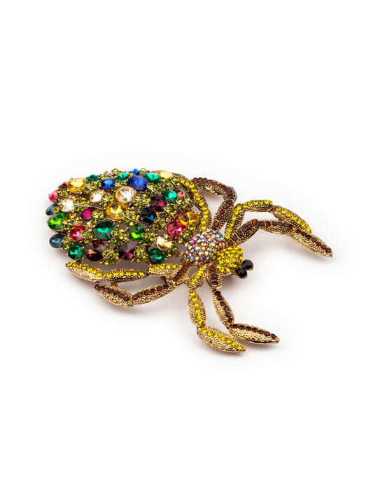 Big gold spider