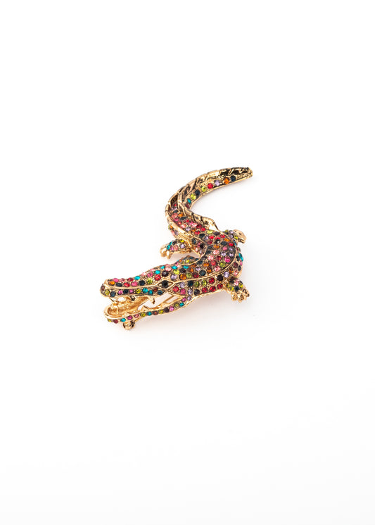 The Gemstone Gargoyle brooch