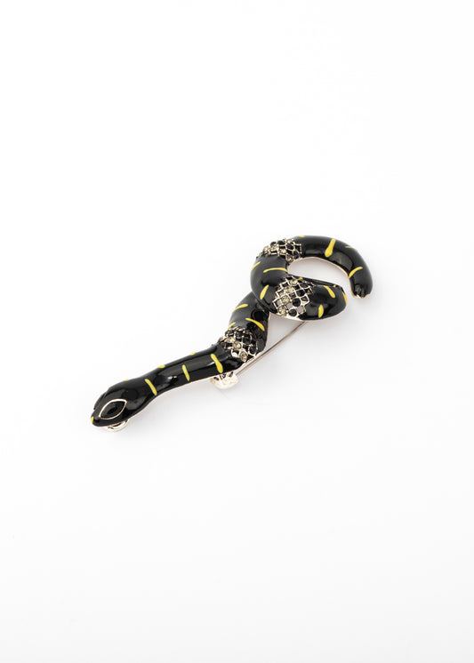 The serpent slither brooch