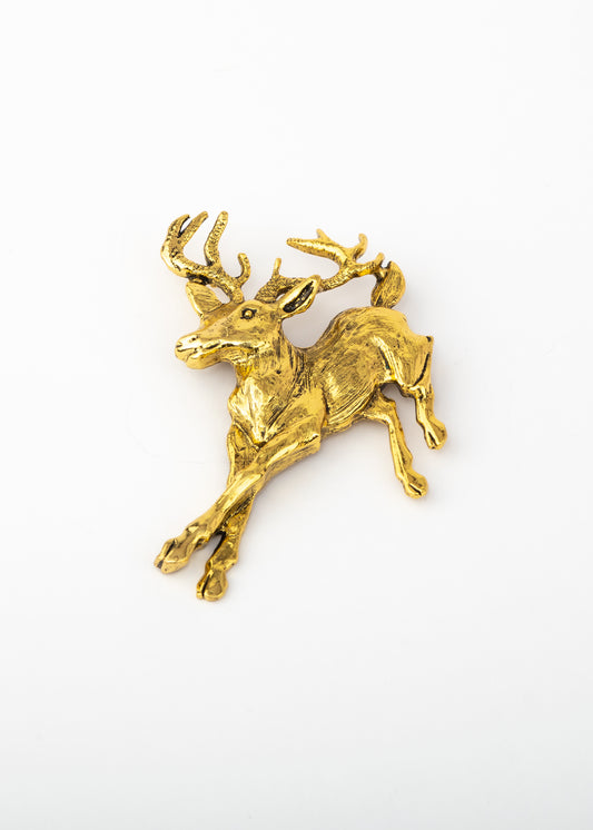The golden gazelle brooch